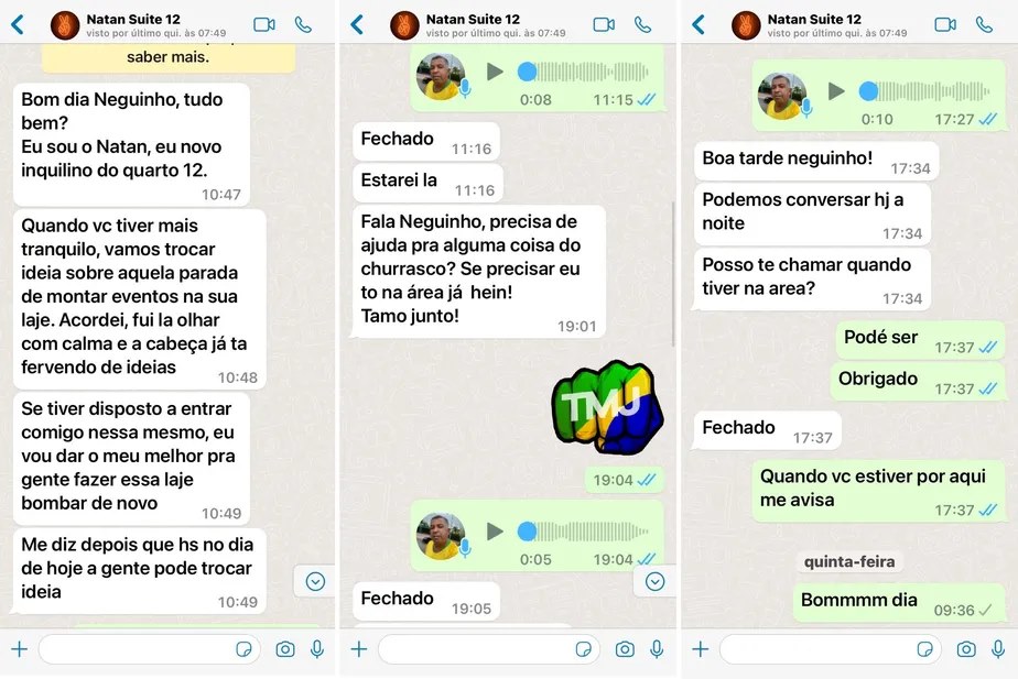 Bruno Rodrigues se passava por Natan