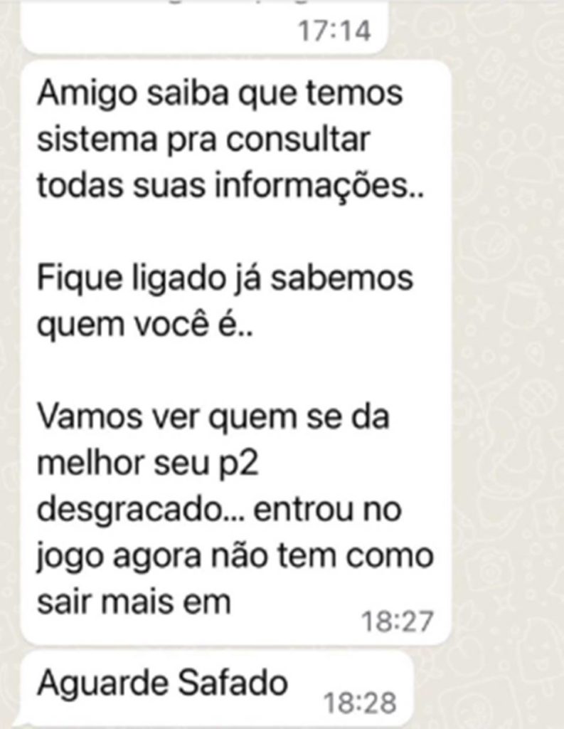 print de Telegram