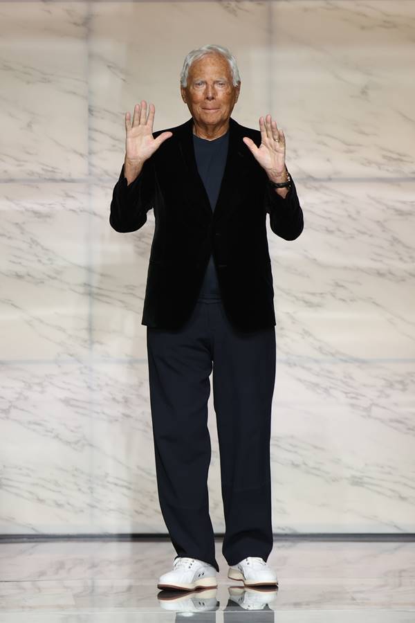 Estilista Giorgio Armani - Metrópoles