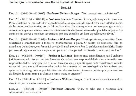 transcrição reunião do conselho de geociencias 