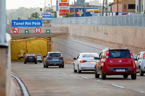 Imagem colorida - túnel rei pelé - Metrópoles