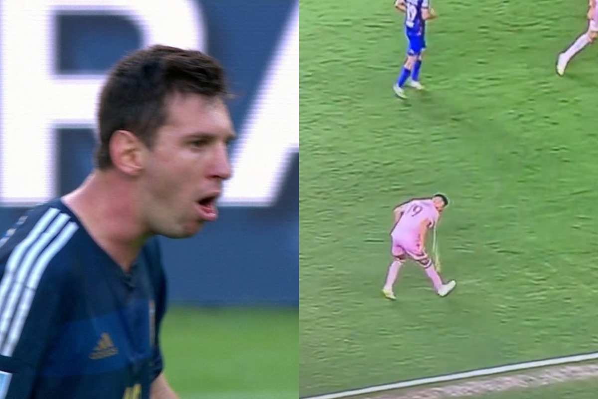 Vídeo: jogador do Inter Miami vomita em campo na estreia de Messi |  Metrópoles