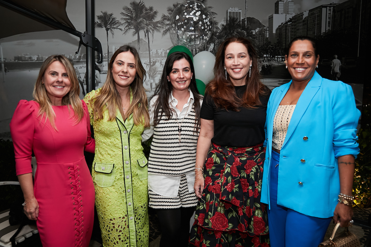 Sarah Skaf, Patrícia Skaf, Carol Montiel, Adriana Melo e Carol Araújo - Metrópoles