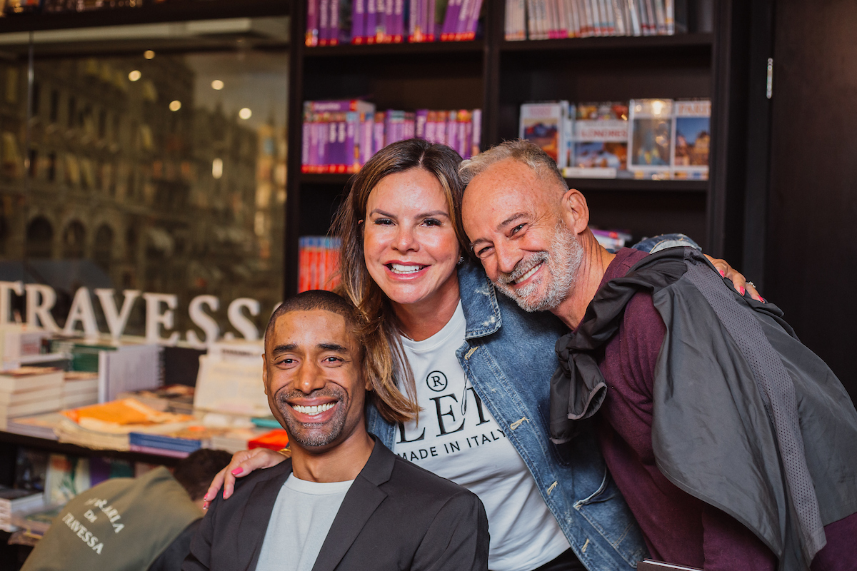 Antonio Obá, Claudia Salomão e Carlos Lin