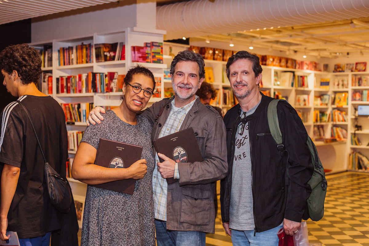 Denise Camargo, Luiz Carlos Pinheiro Ferreira e Roberto Accorsi