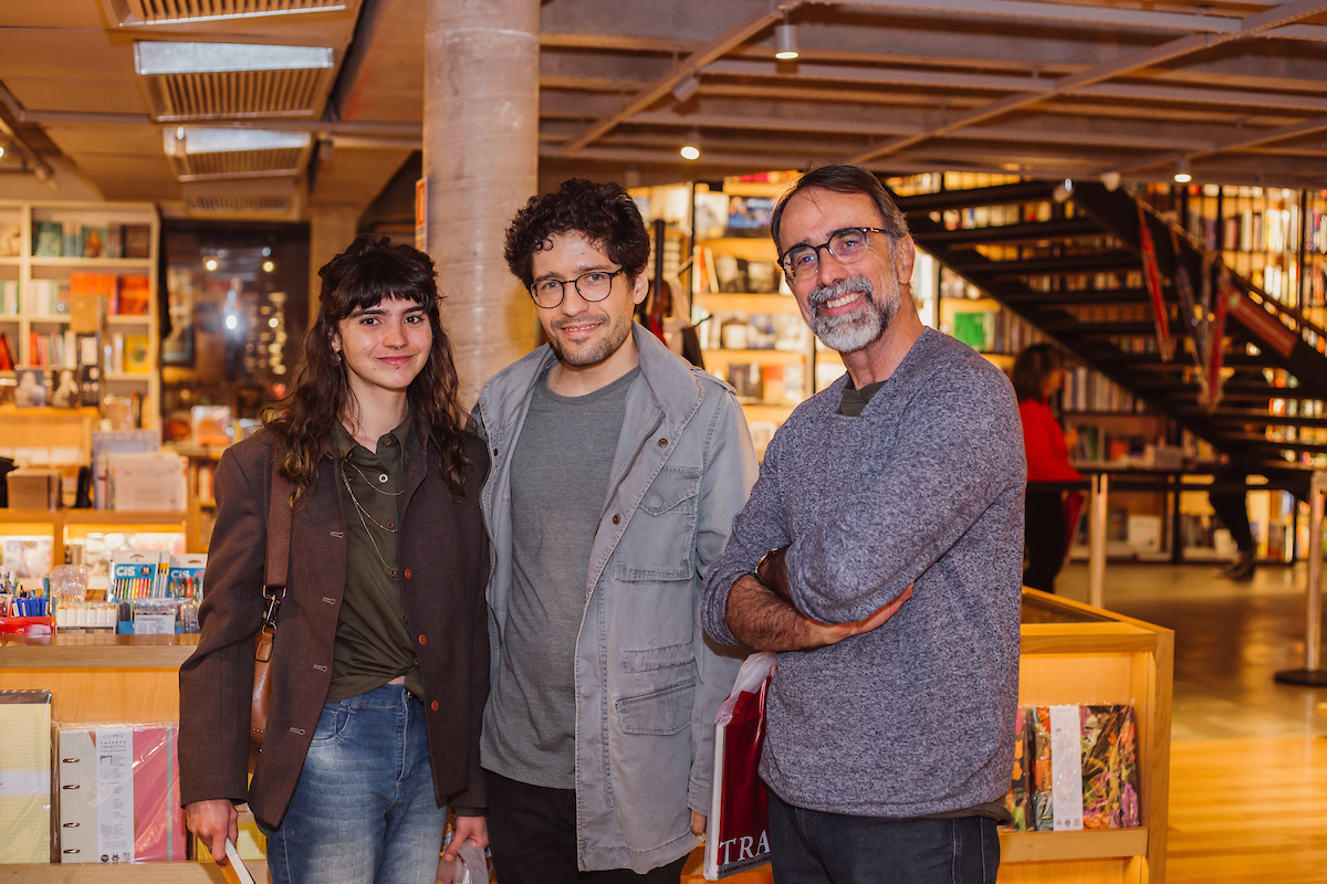 Helena Dalbone, Daniel Lopes e Sergio Leo