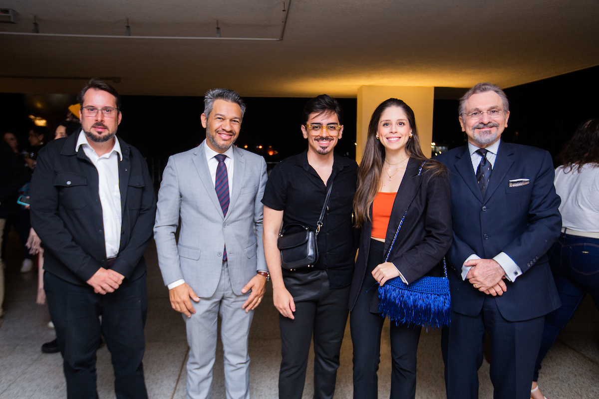 Paulo Palhas, Anderson Cunha, Ismael Ricardo, Gabriela Dias e Luiz Afonso Medeiros