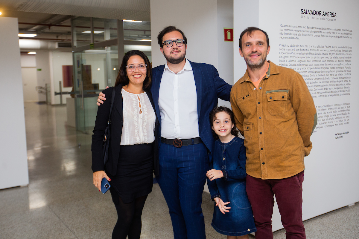 Barbara da Rosa, Antônio Aversa, Luiza Damiano e Gabriel Damiano