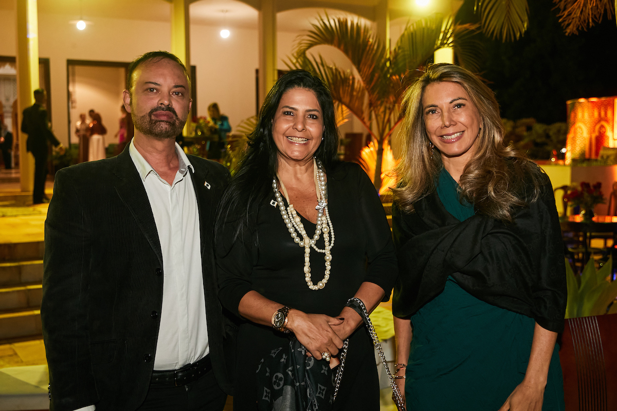 Lívio de Araújo, Maria da Graça Machado e Ana Lúcia Moura