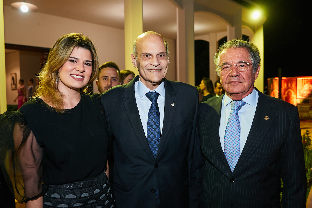 Catarina e Paco Britto com Ministro Marco Aurélio de Melo