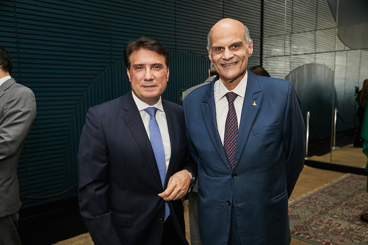 Eli Chidiac e Paco Britto, secretário de Relações Internacionais do GDF