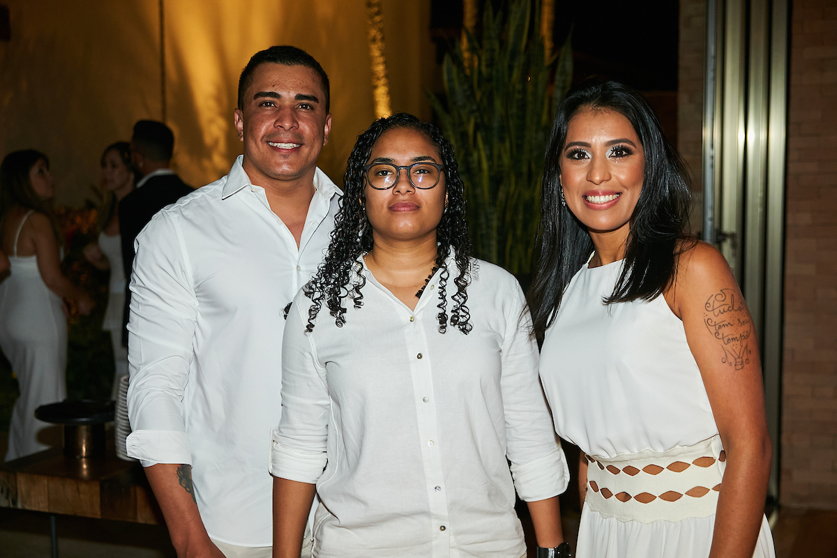 Adryan Leão, Evellyn Brito e Ariane Leão