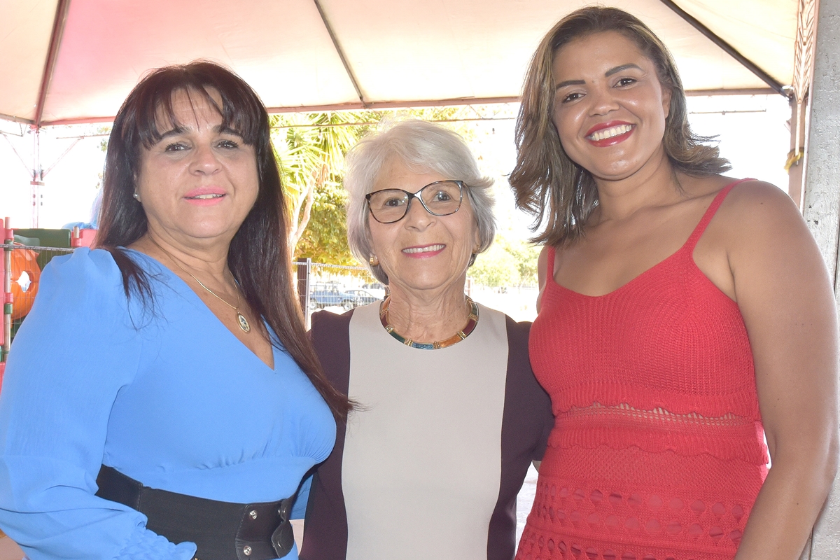 Ligia Azevedo, Marli Vianna e Thathni Monteiro