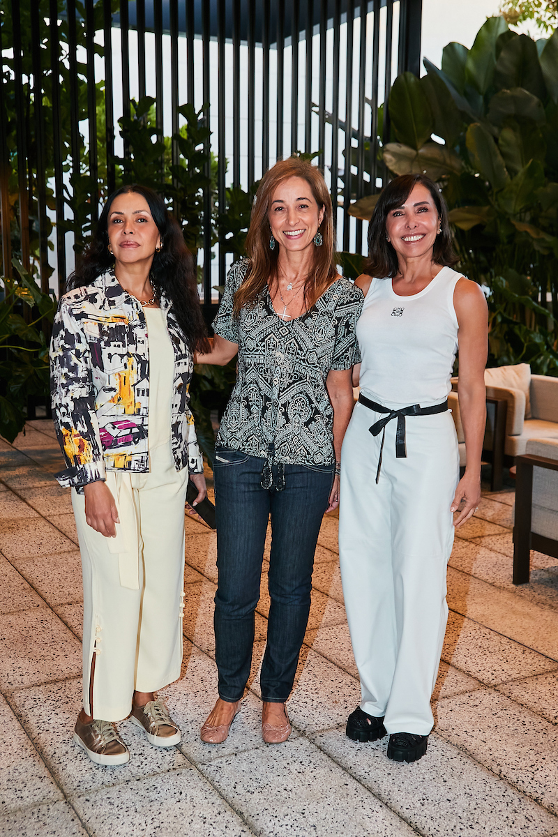 Claudia Meireles, Luciana Da Rin e Cleucy Estevão