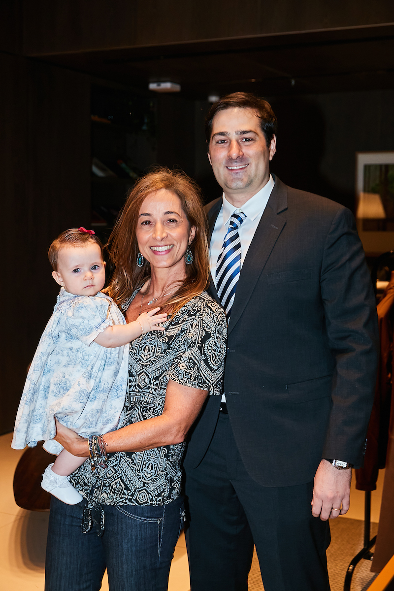 Luciana Da Rin, Rafael Viana e a pequena Martina