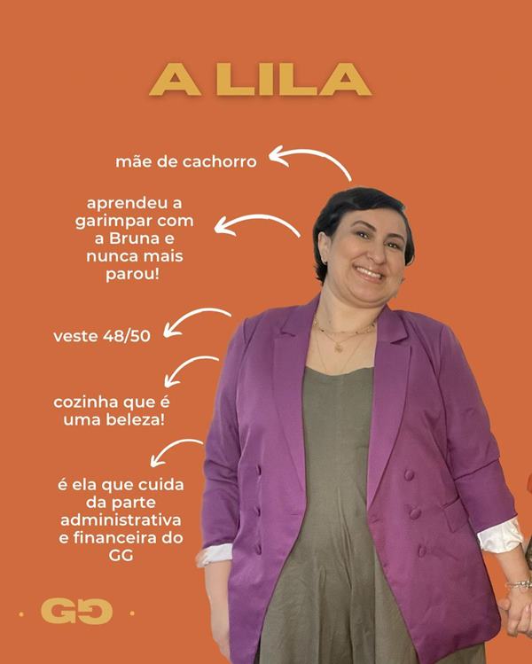 Infográfico com mulher posando para foto - Metrópoles