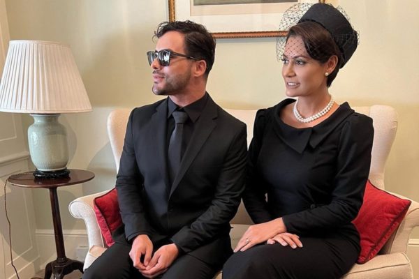 Michelle Bolsonaro e Agustin Fernandez