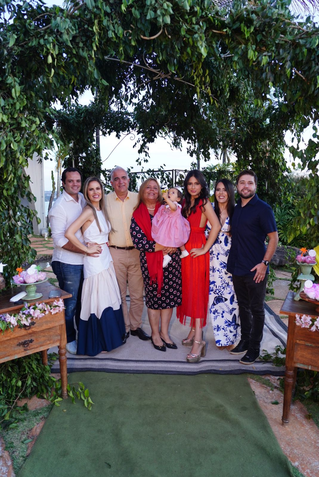 Fabio Ferreira, Mariana Miziara, Helcio Luiz, Maria Claudia, Melissa, Maria Fernanda e Gabriella Miziara e Marcus Maia