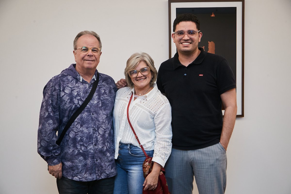 Márcio Borsoi, Alessandra França e Vinícius Brito