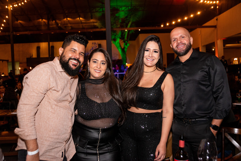 Sérgio Alvarenga, Lorena Camargo, Letícia Camargo e Ricardo Andrade