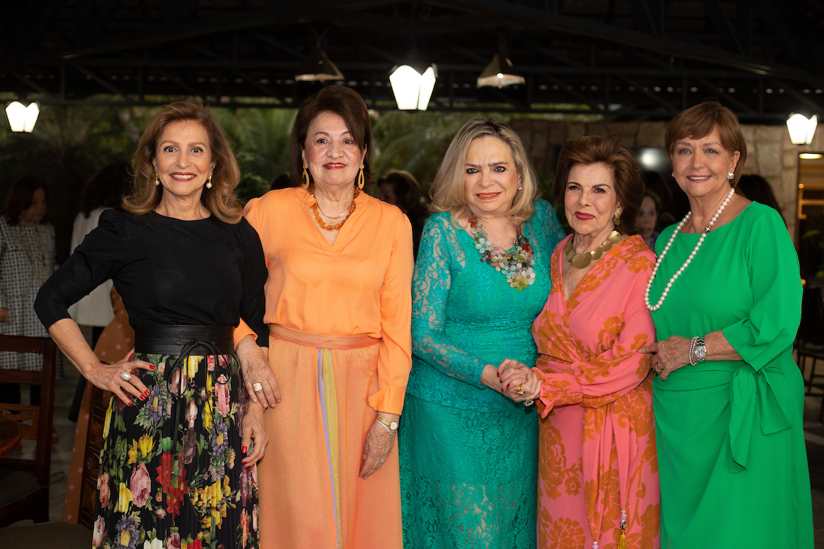 Odaleia Soares, Marly Nogueira, Maria Inês Nogueira, Alda Corrêa e Maria Helena Gomide