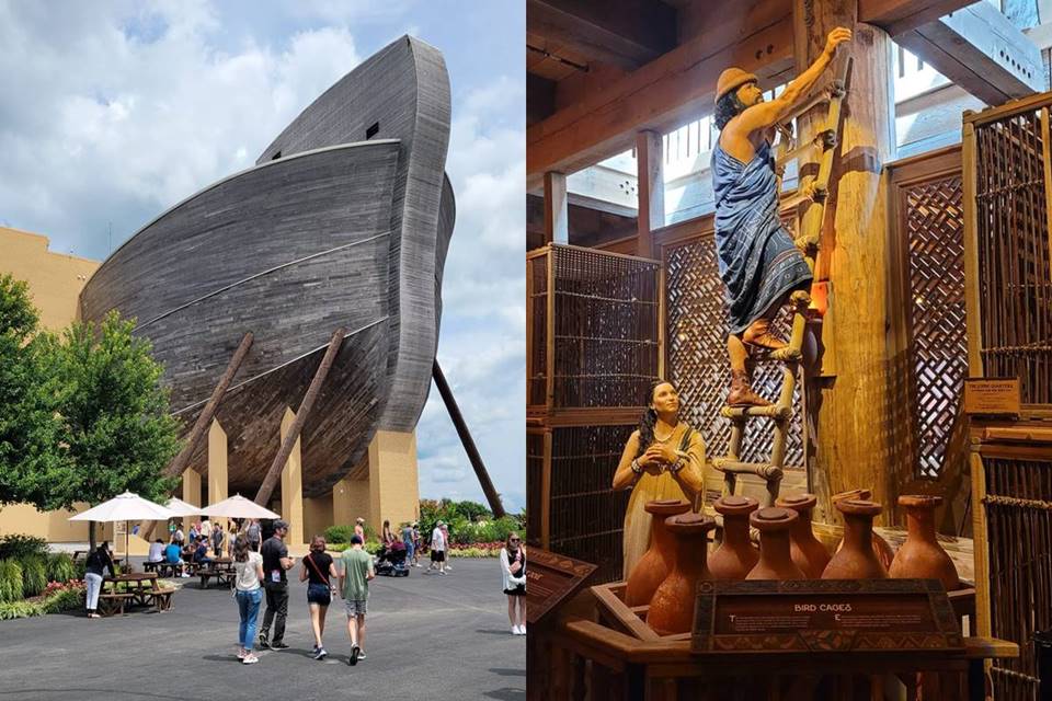 Brazilian team visits replica of Noah’s Ark in USA and video goes viral