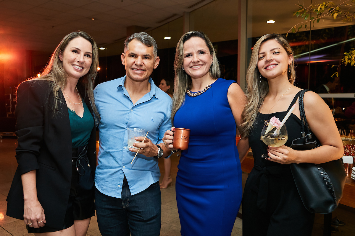 Daniela Santos, Anderson Pires, Caroline Sedlmayer e Thainá Castro