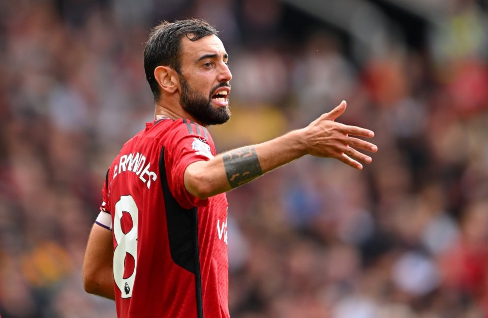 Bruno Fernandes com camisa do Manchester United - Metrópoles