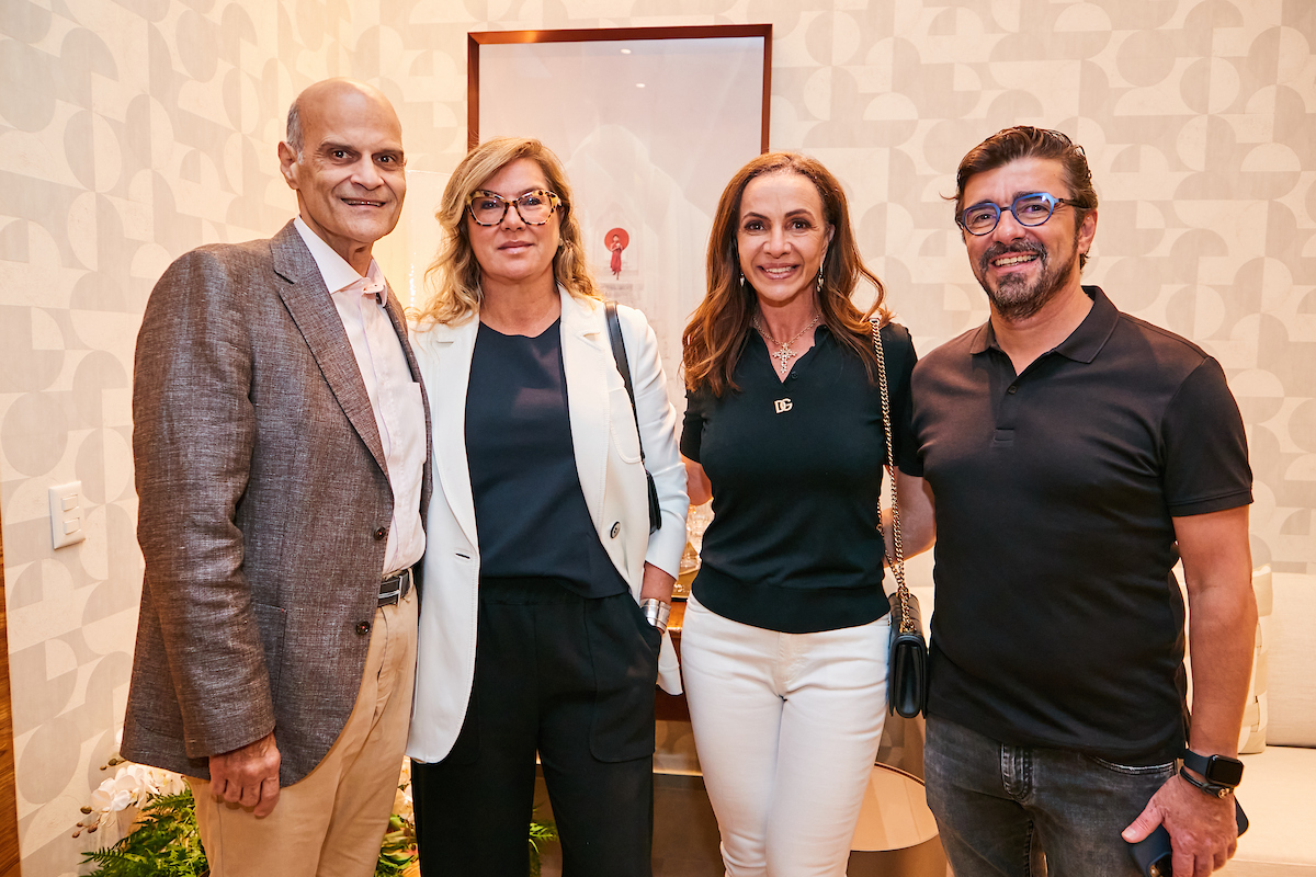 Paco Britto, Ana Paula Hoff, Paula Santana e Celso Jr