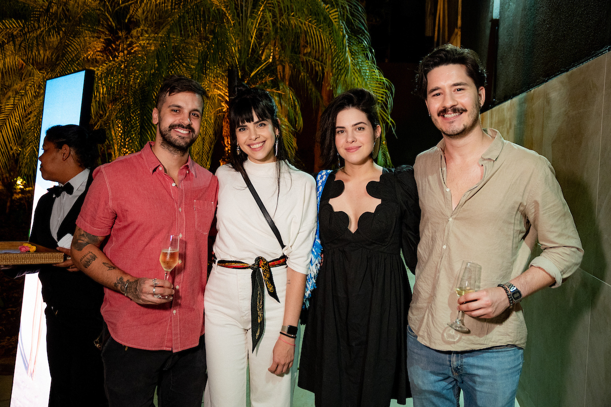 Paulo Stefanini, Bárbara Alvarenga, Beatriz Alvarenga e Diogo Ribeiro