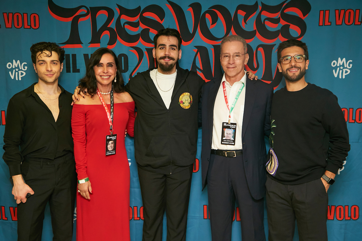 Il Volo com Luiz Estevão e Cleucy Estevão