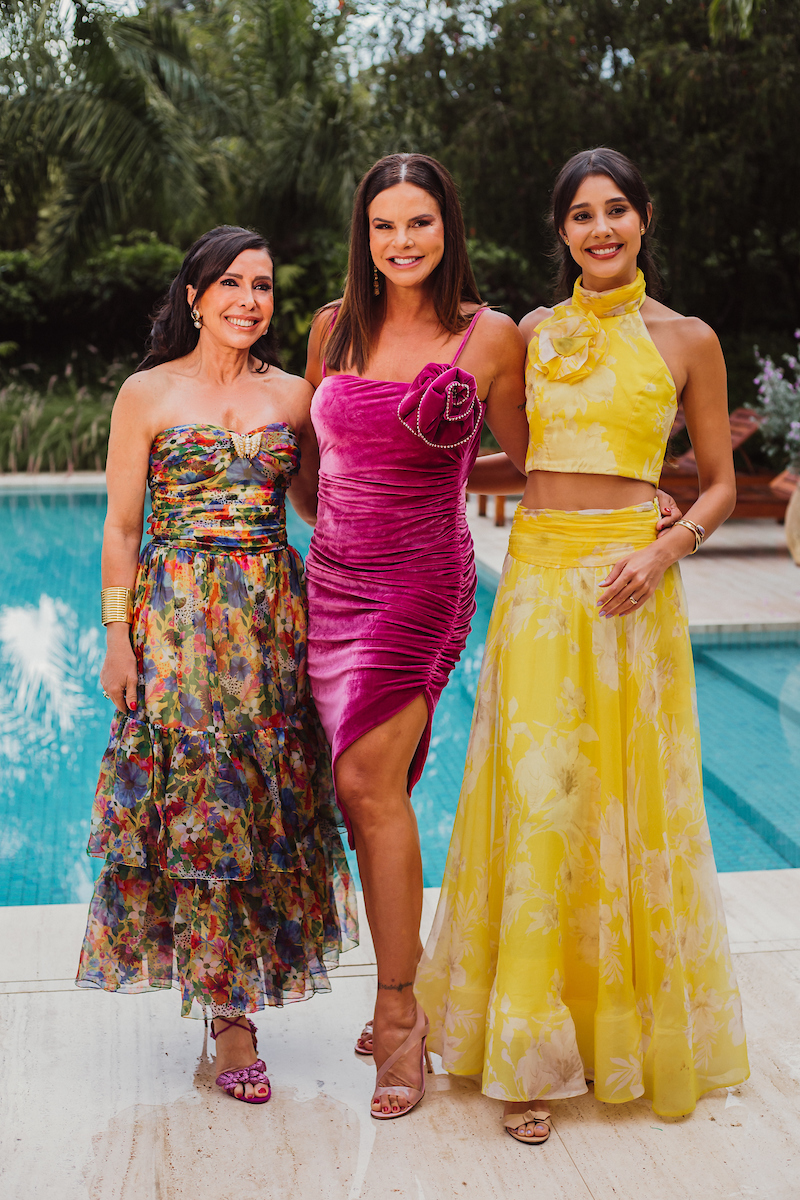 Cleucy Estevão, Claudia Salomão e Priscila Sanchez