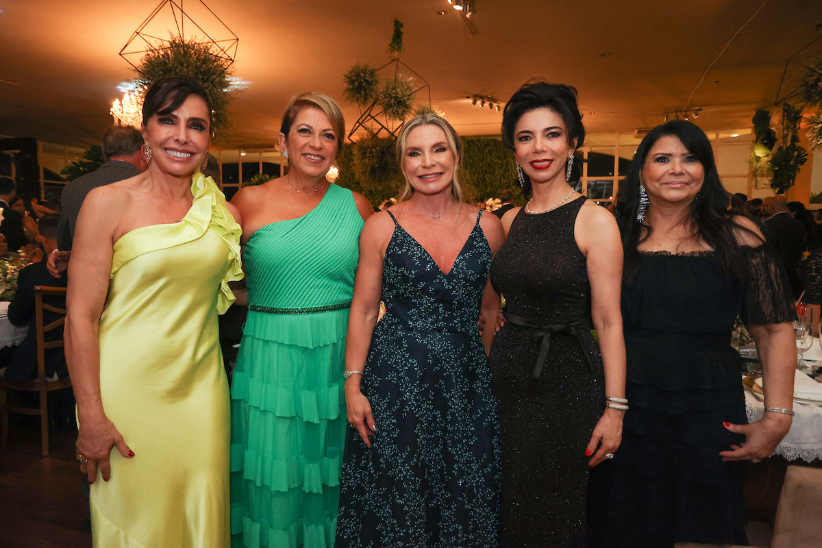 Cleucy Estevão, Soraia Debs, Renata Fonseca, Susie Nakao e Nevinha Costa