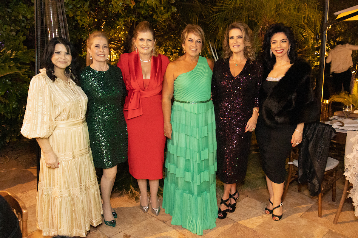 Nevinha Costa, Margarida Kalil, Glaucia Benevides, Soraia Debs, Ana Rezende e Suely Nakao