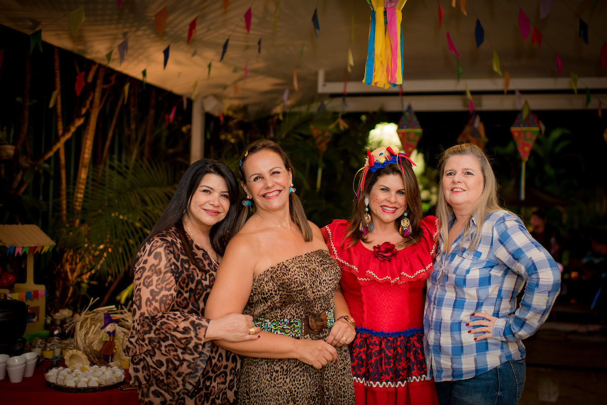 Nevinha Costa, Oscila Peixoto, Janine Brito e Beth Naoum