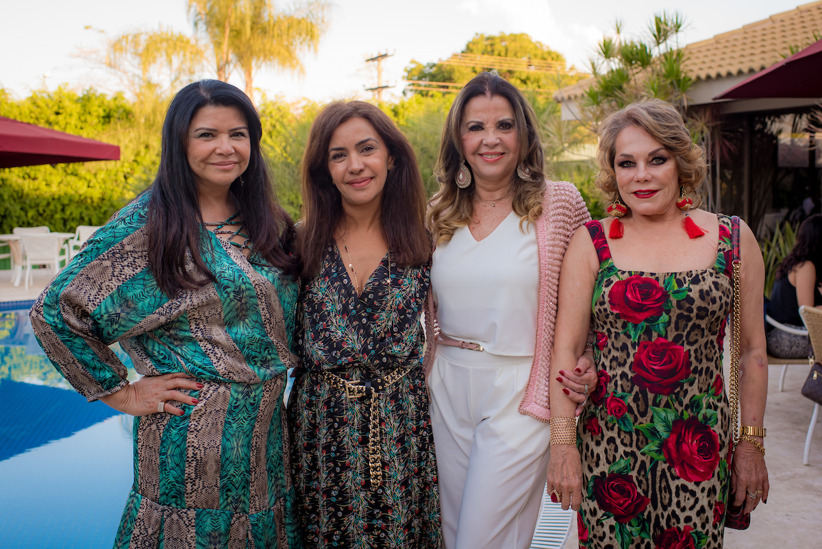 Nevinha Costa, Claudia Meireles, Thamis Peres e Mercia Crema