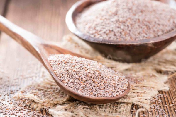 Foto mostra sementes de psyllium que podem ser tomadas como suplemento para emagrecimento