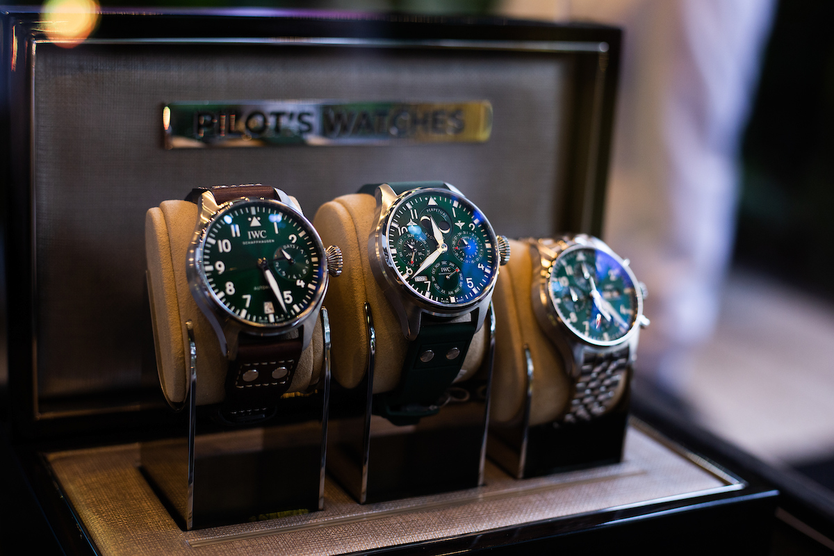 Evento de pulseiras da Grifith e IWC Schaffhausen