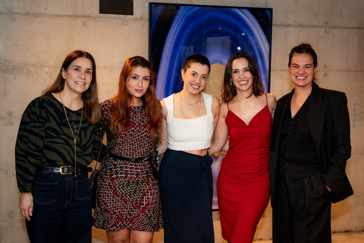 Sandra Feschine, Letícia Feschine, Carina Beltrão, Roberta Cherman e Patrícia Borges