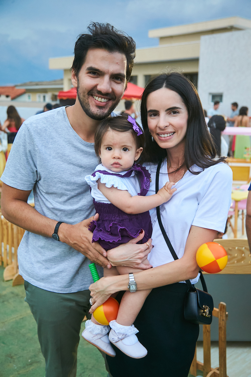 Christian Frota, Tatiana Valença e Maria Helena