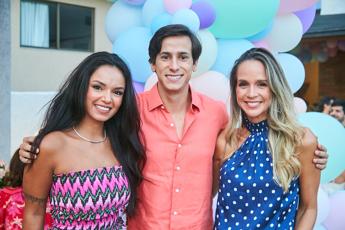 Tayna Gouveia, Mauro Lacerda e Raisa Lacerda