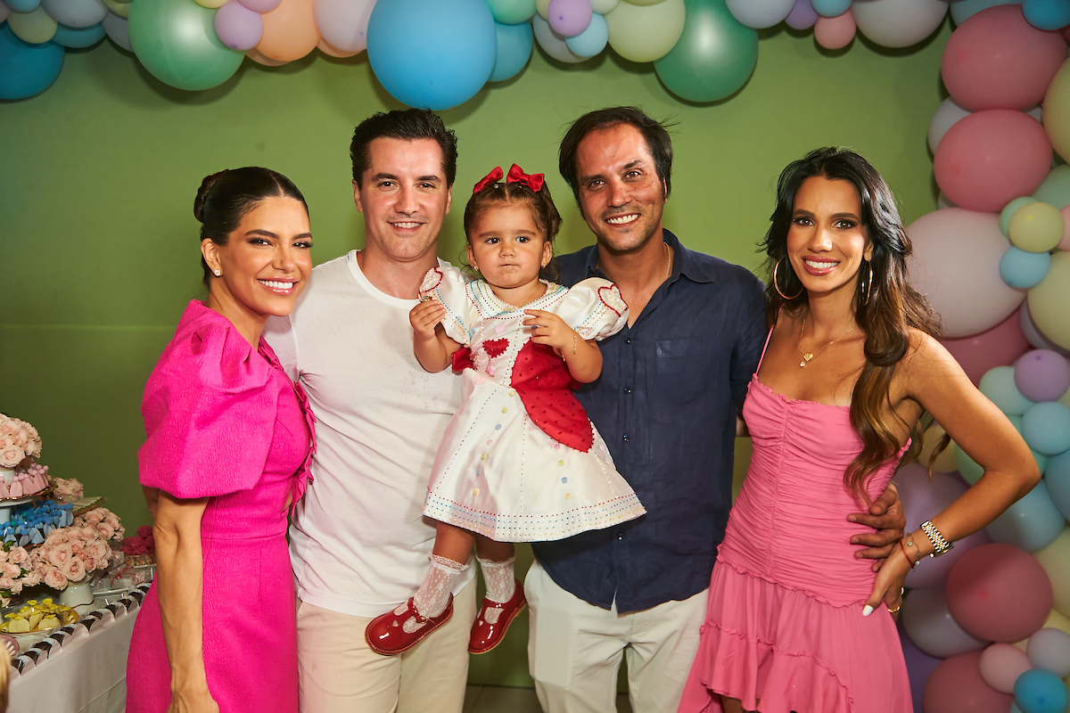 Tatá Canhedo, Diego Pessoa, Maria Sofia, Thiago Lacerda e Luiza Nasser