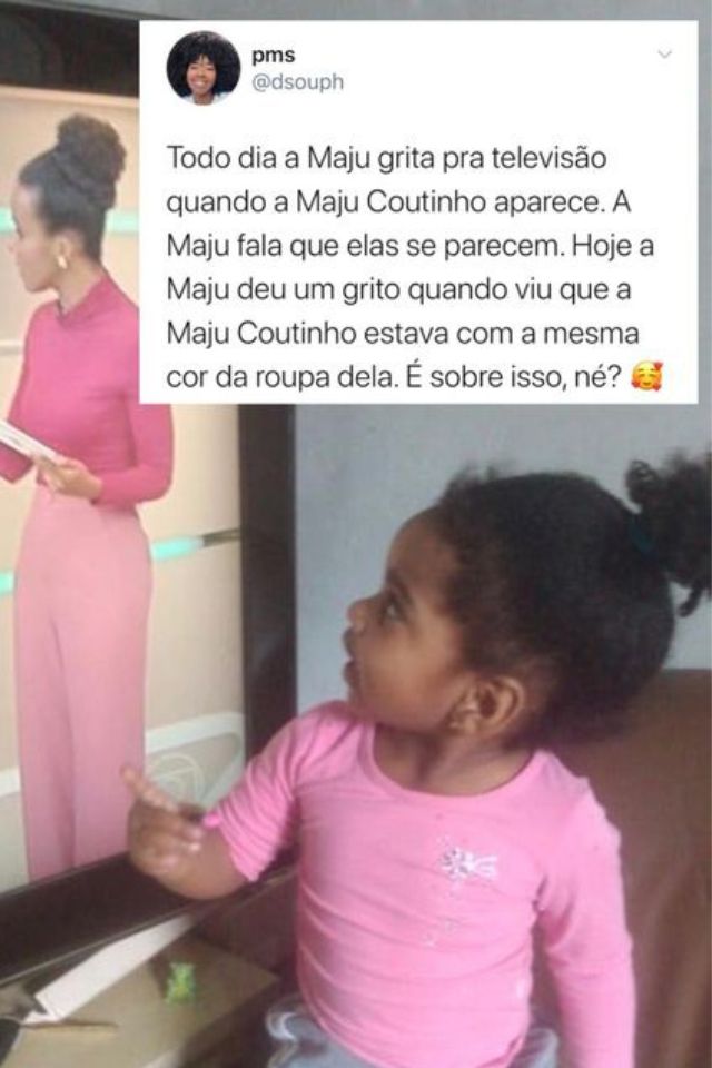 Foto colorida de uma menina em frente da TV - Metrópoles