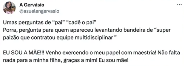 Suelen Gervasio se irrita com perguntas sobre Vitão