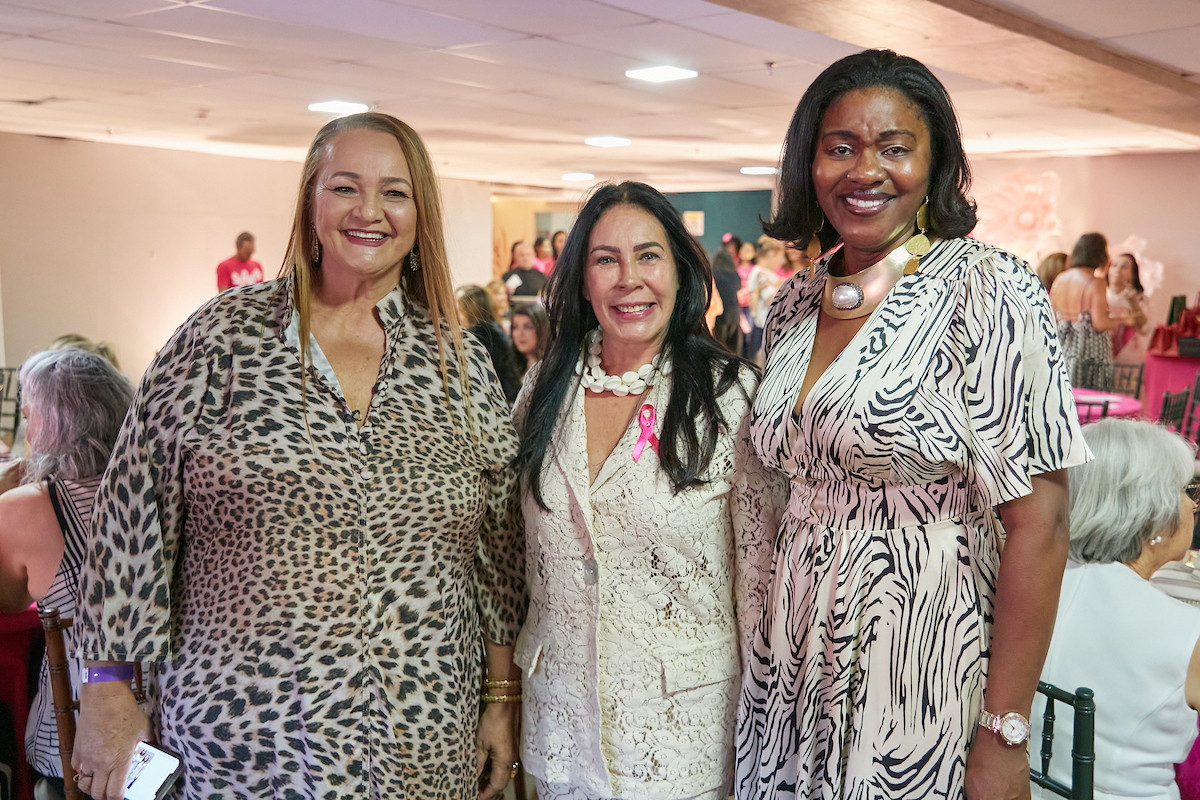 Sônia Couto, Gislene Borges e Julie-Pascale