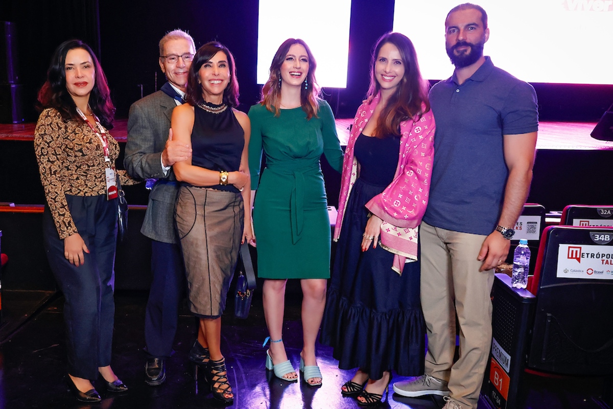 Claudia Meireles, Luiz Estevão,Cleucy Estevão, Natália André, Lilian Tahan e Danilo Cunha