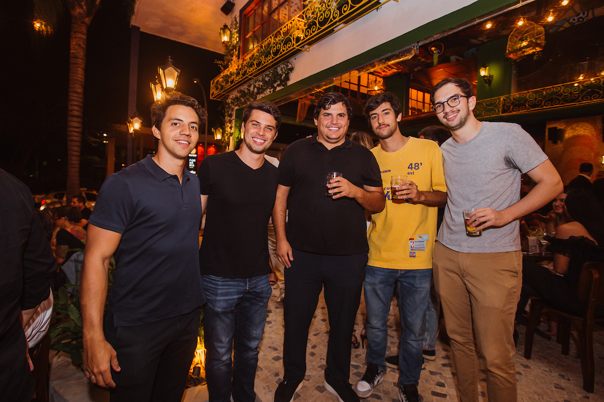 Paulo Henrique Chaves, Bruno Diniz, Gustavo Paraí, Felipe Façanha e Robert Frota