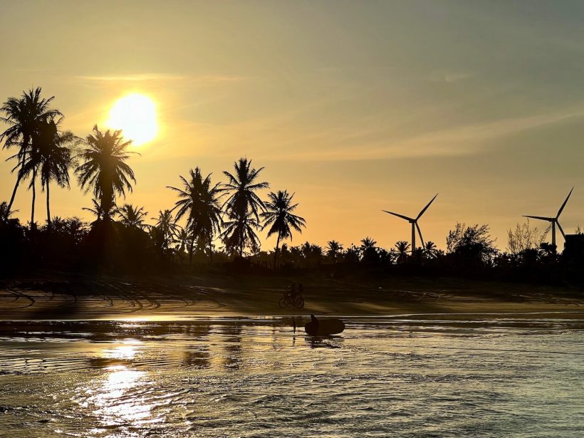 praia Icaraizinho de Amontada no Ceará