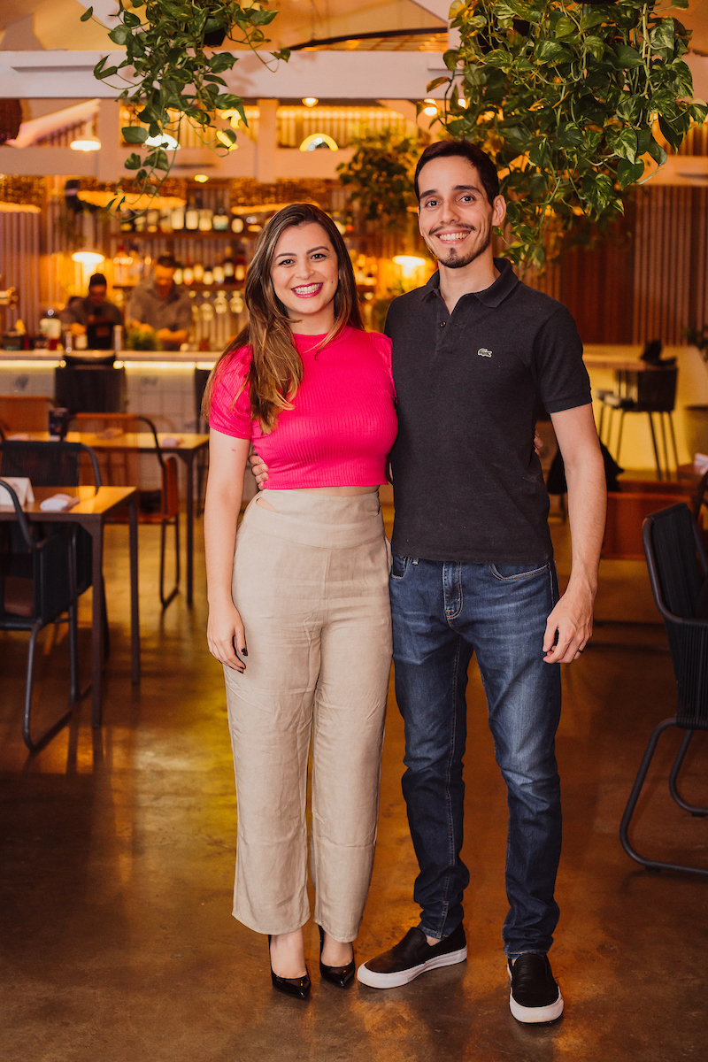 Amanda Faviero e Luiz Eduardo Estevão