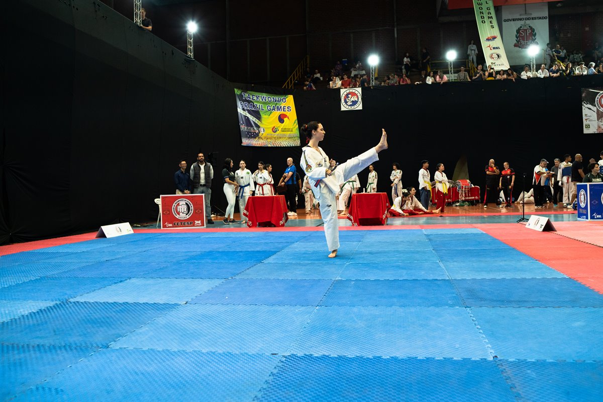 Apresentação de taekwondo